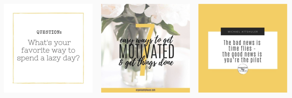 Images from organisemyhouse's instagram